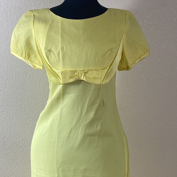 VTG HANDMADE ILGWU SILK WOMEN DRESS SIZE SM NEEDS PROFESSIONAL CLEANING - Picture 3 of 14